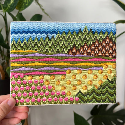 Bargello embroidery bundle. Sampler and pattern