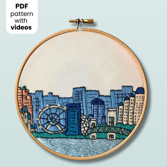 Orlando, FL, United States - Hand Embroidery Pattern (PDF)