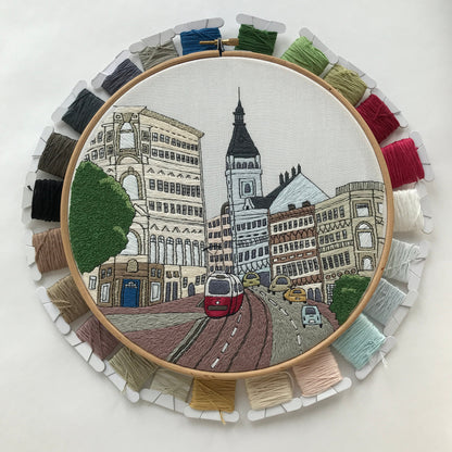 Vienna, Austria, Advanced version - Hand Embroidery Pattern (PDF)