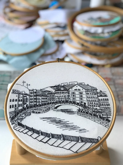 Saint Petersburg, Russia, Architecture - Hand Embroidery Pattern (PDF)