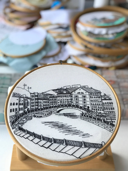 Saint Petersburg, Russia, Architecture - Hand Embroidery Pattern (PDF)