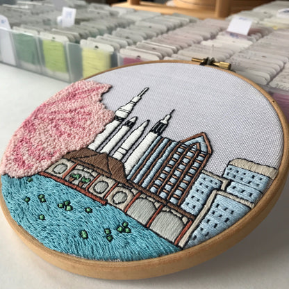 Huntsville, AL, Landscape - Hand Embroidery Pattern (PDF)