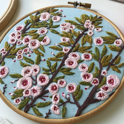 Flowers Embroidery - Hand Embroidery Pattern (PDF)