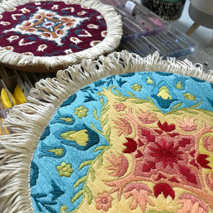 Rug, Carpet in two versions - Hand Embroidery Pattern (PDF)