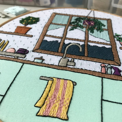 Kitchen Garden - Hand Embroidery Pattern (PDF)