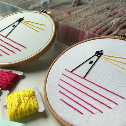 Lighthouse Architecture - Hand Embroidery Pattern (PDF)