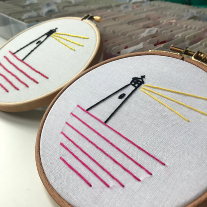 Lighthouse Architecture - Hand Embroidery Pattern (PDF)