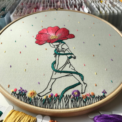 April Showers - Hand Embroidery Pattern (PDF)