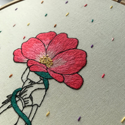 April Showers - Hand Embroidery Pattern (PDF)