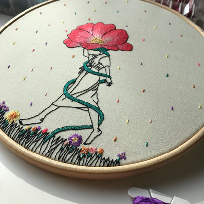April Showers - Hand Embroidery Pattern (PDF)