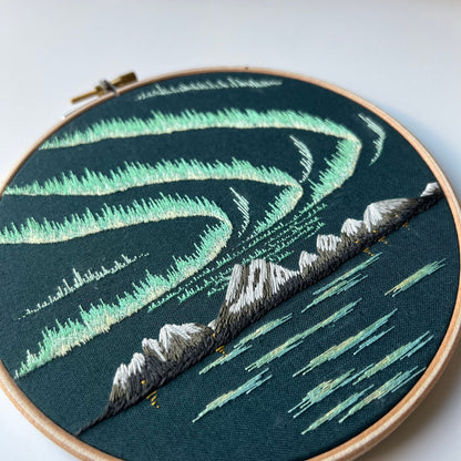 Northern Lights - Hand Embroidery Pattern (PDF)