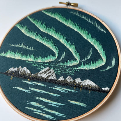 Northern Lights - Hand Embroidery Pattern (PDF)