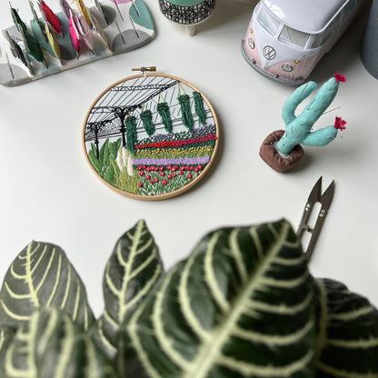 Paris, France, Flower Market - Hand Embroidery Pattern (PDF)