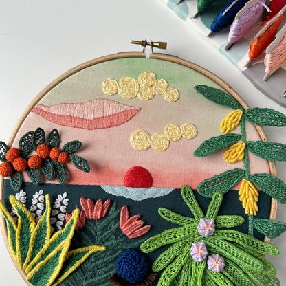 In the Jungle, 3D Elements - Hand Embroidery Pattern (PDF)