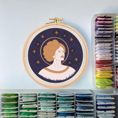Mystical Goddess - Hand Embroidery Pattern (PDF)