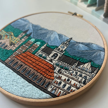 Munich, Germany, Cityscape - Hand Embroidery Pattern (PDF)