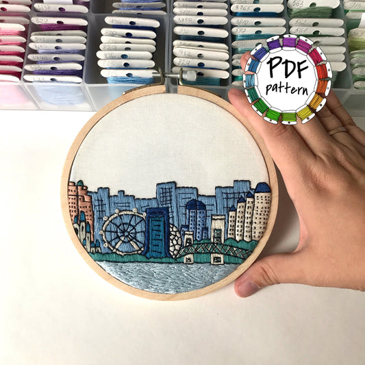 Orlando, FL, United States - Hand Embroidery Pattern (PDF)